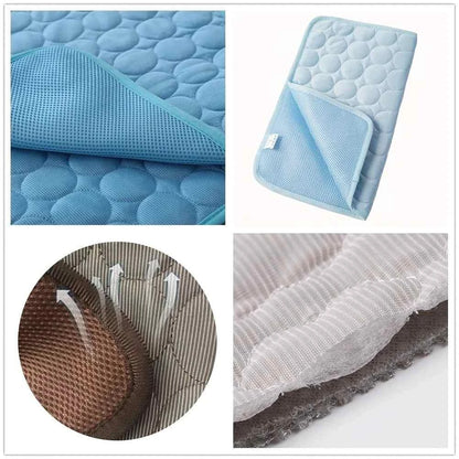 Small Big Dogs Summer Pet Cold Bed Cat Sofa Ice Pad - Pet Bed Dog Cooling Mat Extra Large Durable Blanket for Small Big pet