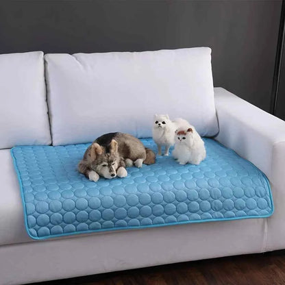 Small Big Dogs Summer Pet Cold Bed Cat Sofa Ice Pad - Pet Bed Dog Cooling Mat Extra Large Durable Blanket for Small Big pet