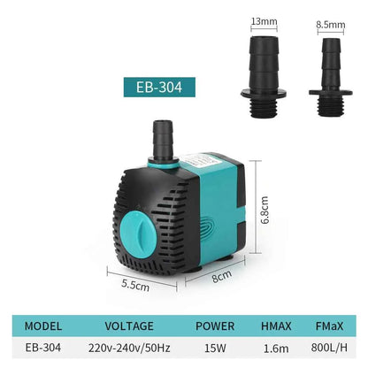 Ultra-Quiet Submersible Water Fountain Pump Filter - Aquarium Pump Filter-Ultra-Quiet Submersible Water Fountain PumpFilter