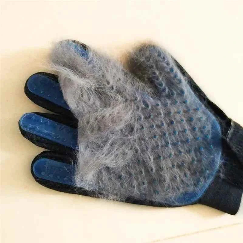 Silicone Rubber Pet Bath Brush Grooming Gloves - Dog Brush Silicone Rubber Pet Bath Brush Grooming Gloves cat & dog