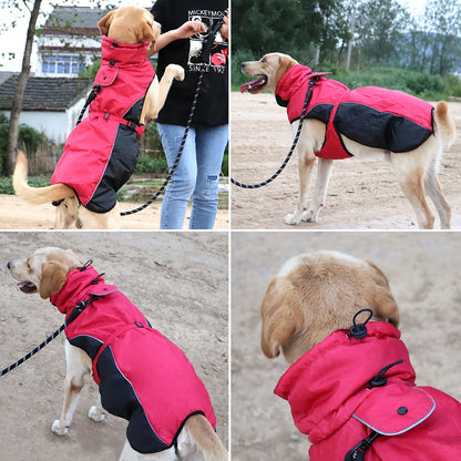 Dog Clothes Reflective Raincoat