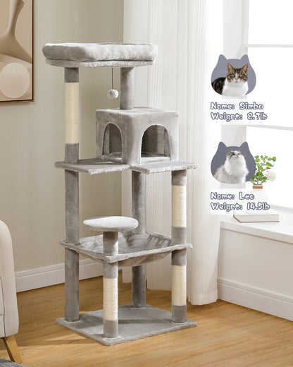 Cat Tree Tower with Condo Scratching