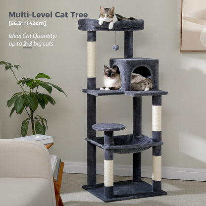 Cat Tree Tower with Condo Scratching