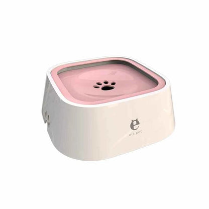 Floating Dog Drinking Water Bowl - Dog Water Bowl Floating Non-Wetting Spill-Proof Dispenser for both