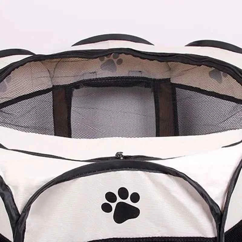 Outdoor Dog Cages Cat Fences Large Size Octagonal Fence - Cat Tent Portable Foldable Pet Tent Kennel Easy to Use Outdoor DogCage