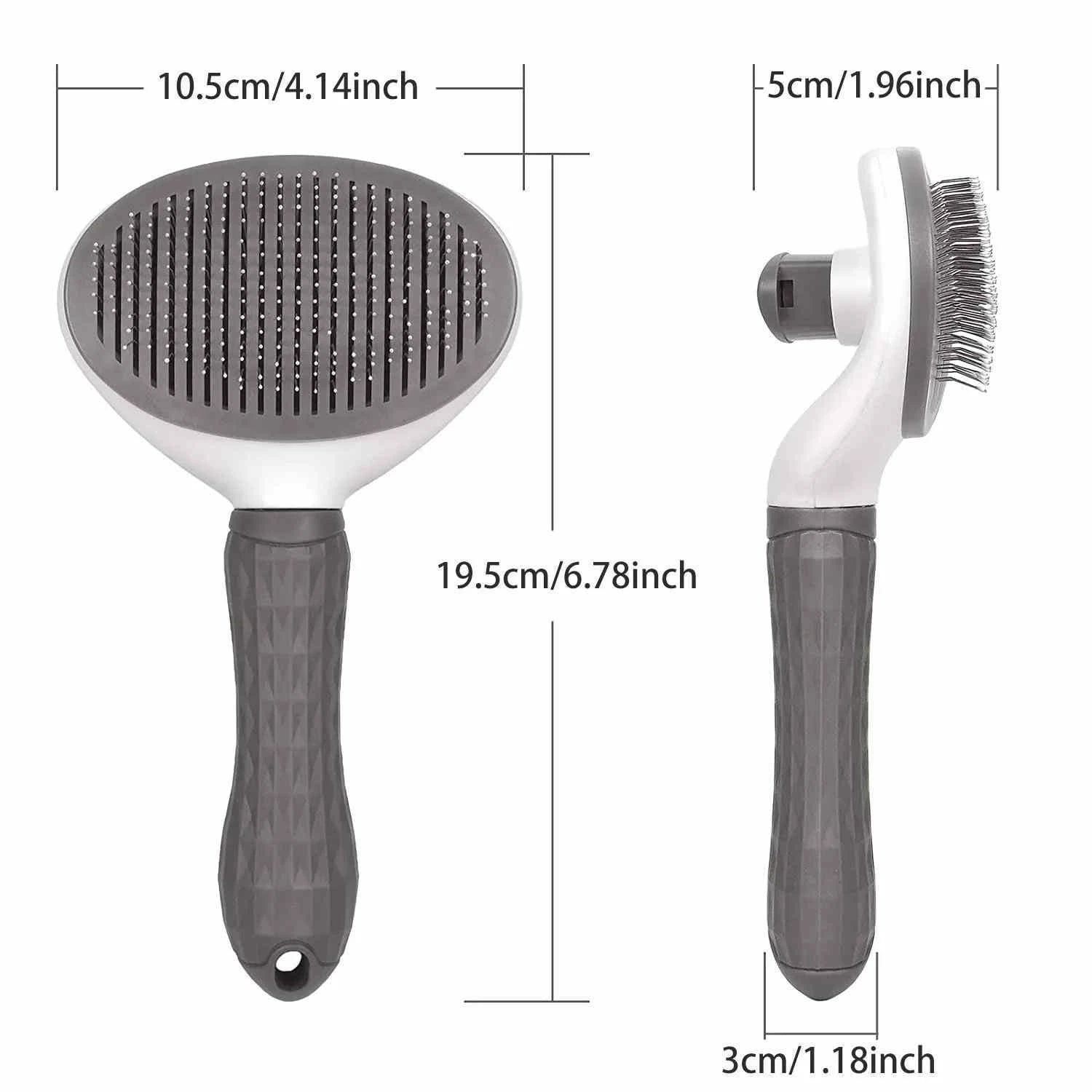 Cleaning Pet Hair Remover Brush - Brushing Grooming Comb Self Cleaning Pet Hair Remover Brush Dogs &Cats