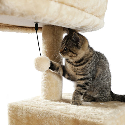 Cat Tree Tower with Condo Scratching