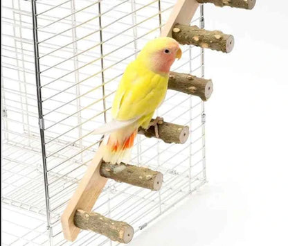 Steps Wood Ladder Pet Interactive Bird Parrot Toy Bird Accessories - Steps Wood Ladder Pet Interactive Bird Parrot Toy Bird Accessories