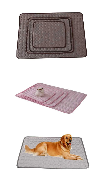 Small Big Dogs Summer Pet Cold Bed Cat Sofa Ice Pad - Pet Bed Dog Cooling Mat Extra Large Durable Blanket for Small Big pet