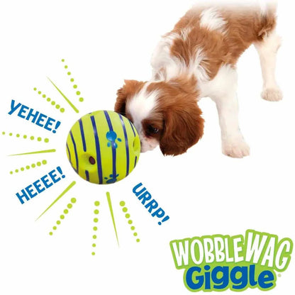 Interactive Wobble Wag Giggle Glow Ball Dog Toy Fun Giggle Sounds - Interactive Dog Toy: Wobble Wag Giggle Glow Ball Fun Giggle Sounds