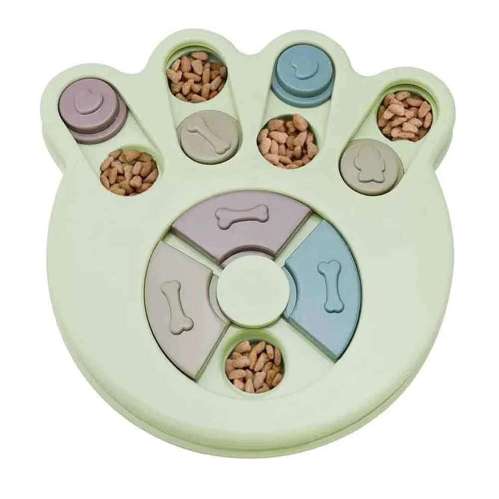 -Slip Slow Feeder Food Dispenser - Slip slow feeder food dispenser interactive dog puzzle toy