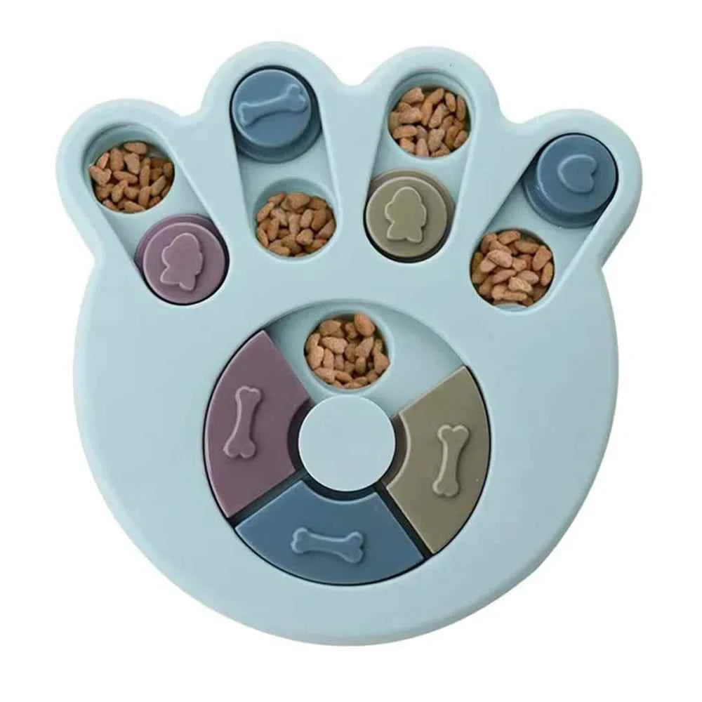 -Slip Slow Feeder Food Dispenser - Slip slow feeder food dispenser interactive dog puzzle toy