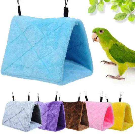 Pet Bird Parrot Cages Warm Bird Hammock Hanging Sleeping Bird Cage Decoration Accessories Bird - Pet Bird Parrot Cages Warm Bird Hammock Hanging  Sleeping Bird Cage De