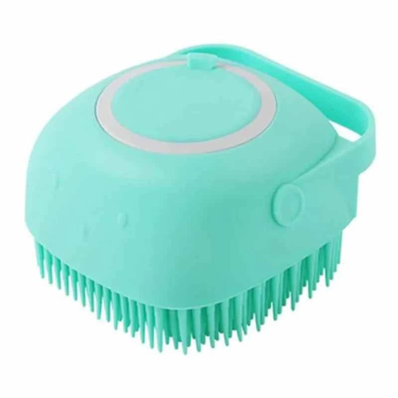 Dogs Cats Bath Brush Safe Bathroom Accessories - Cat Massage Soft Silicone Pet Massage Gloves for Dogs Cats Bath Brush