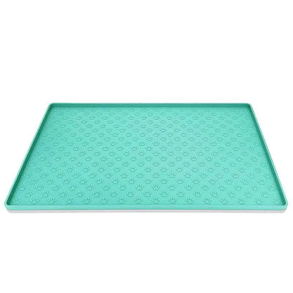 Silicone Pet Placemat Waterproof Dog Food Bowl Mat - Dog Food Mat-Silicone Pet Placemat Waterproof Dog Food Bowl Mat pet