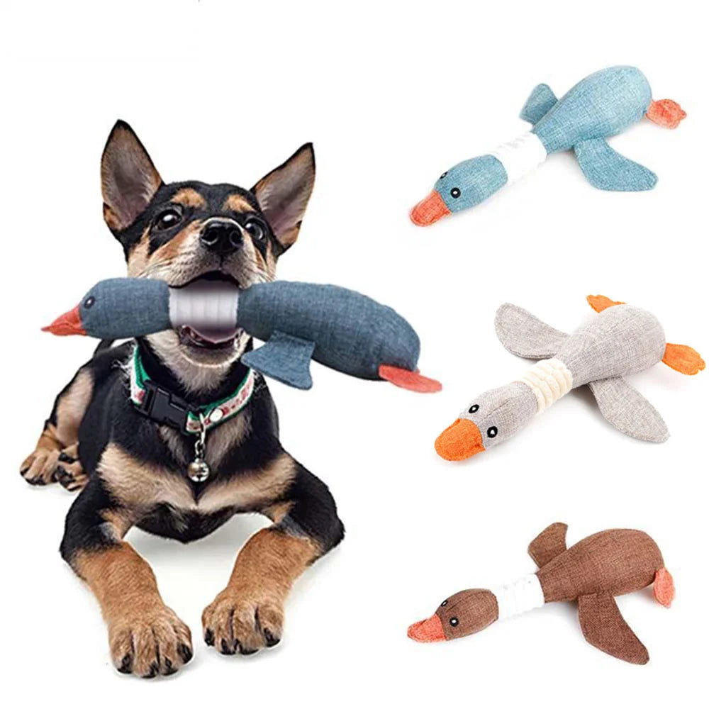 Dog Toy for Aggressive Chewers Dog Squeaky Wild Goose