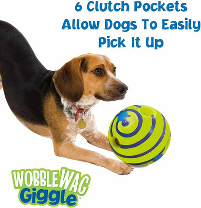 Interactive Wobble Wag Giggle Glow Ball Dog Toy Fun Giggle Sounds - Interactive Dog Toy: Wobble Wag Giggle Glow Ball Fun Giggle Sounds