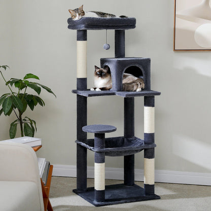 Cat Tree Tower with Condo Scratching