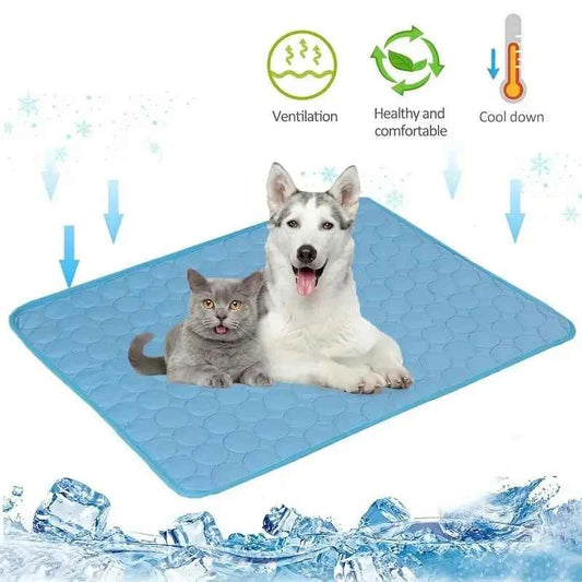 Small Big Dogs Summer Pet Cold Bed Cat Sofa Ice Pad - Pet Bed Dog Cooling Mat Extra Large Durable Blanket for Small Big pet