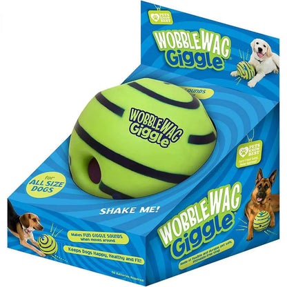 Interactive Wobble Wag Giggle Glow Ball Dog Toy Fun Giggle Sounds - Interactive Dog Toy: Wobble Wag Giggle Glow Ball Fun Giggle Sounds