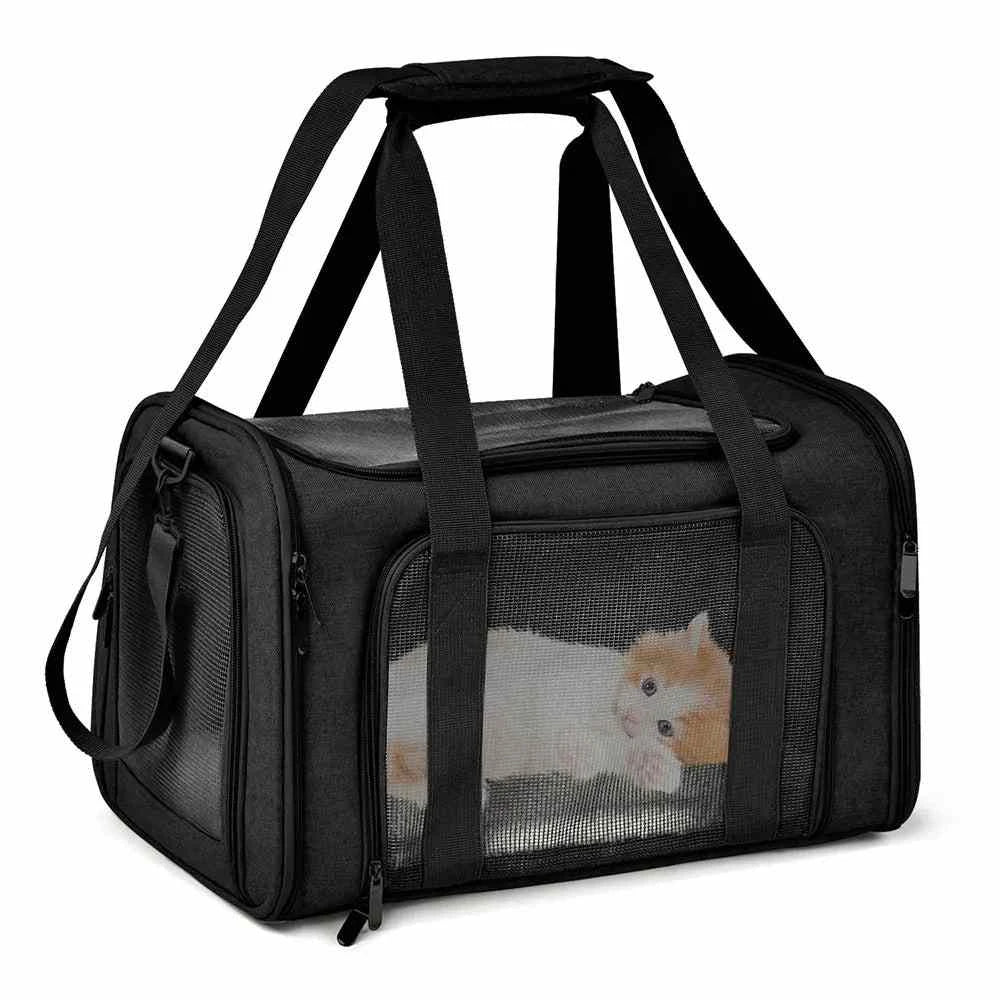 Dog Carrier Bag Soft Side Backpack Cat Pet Carriers Dog Travel Bags Airline Approved Transport - Dog Carrier Backpack Soft Side | Airline Approved Pet Travel Bag style