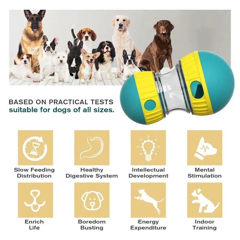 Dog Toy Tumbler Leaky Food Ball Elliptical - Dog Toy Tumbler Leaky Food Ball Elliptical