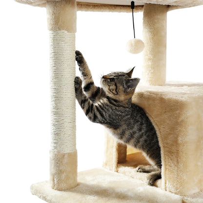 Cat Tree Tower with Condo Scratching