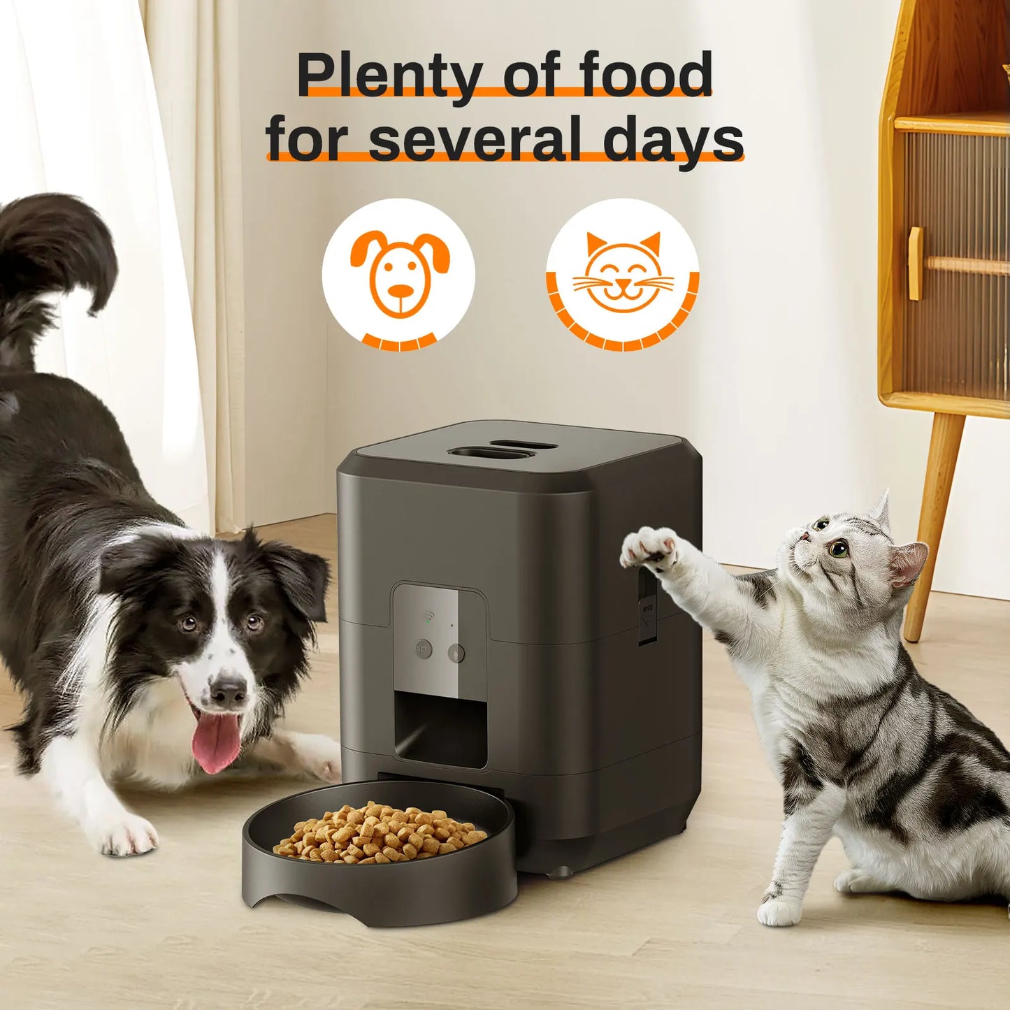 Pet Feeder Automatic Cat Feeder Dog Slow Food Machine