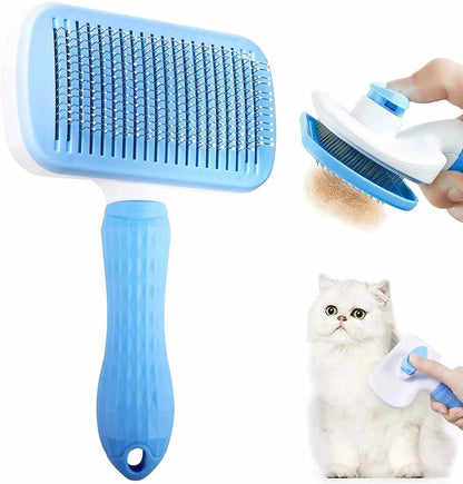 Cat Dog Hair Removal Cleaning Bath Brush Dog Supplies - Dog Brush Hair Remover for Long Hair Pet GroomingComb for Cat Dog Hair