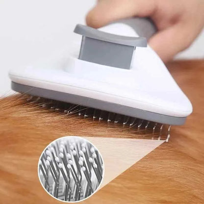 Cleaning Pet Hair Remover Brush - Brushing Grooming Comb Self Cleaning Pet Hair Remover Brush Dogs &Cats