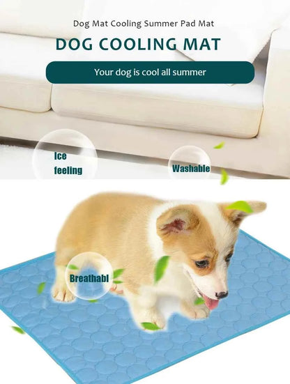 Small Big Dogs Summer Pet Cold Bed Cat Sofa Ice Pad - Pet Bed Dog Cooling Mat Extra Large Durable Blanket for Small Big pet