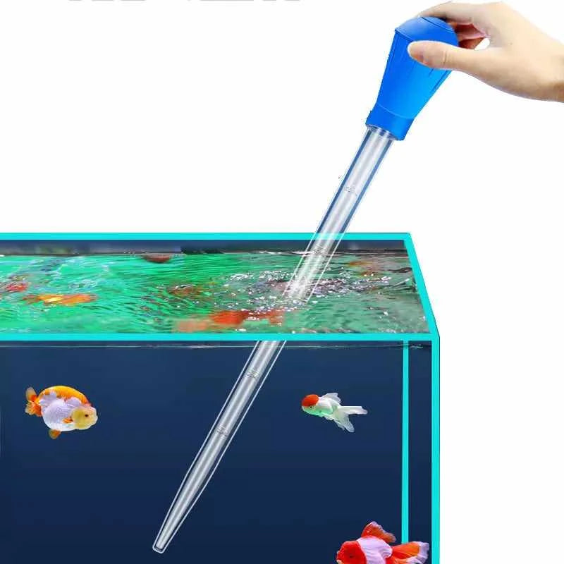 Fish Tank Siphon Water changer Vacuum Cleaner 29cm 45cm 30ml 50ml - Aquarium Gravel Vacuum Semi-Automatic Siphon Vacuum Cleaner Pump Fish