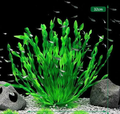 Green Purple Water Grass Viewing Decorations - Water Grass  Aquarium Fish Tank Seaweed Decoration in Green Purple hom