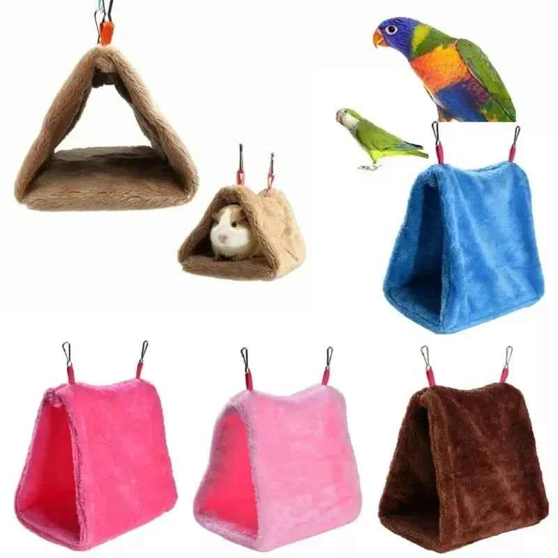 Pet Bird Parrot Cages Warm Bird Hammock Hanging Sleeping Bird Cage Decoration Accessories Bird - Pet Bird Parrot Cages Warm Bird Hammock Hanging  Sleeping Bird Cage De