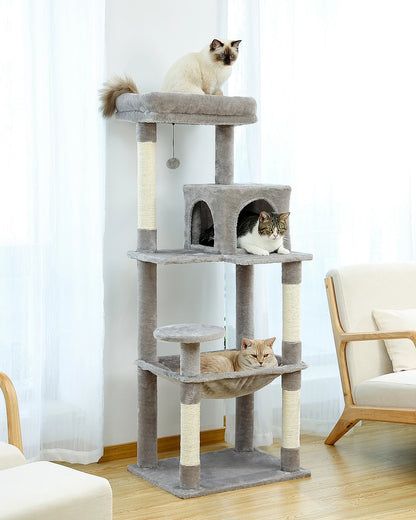 Cat Tree Tower with Condo Scratching