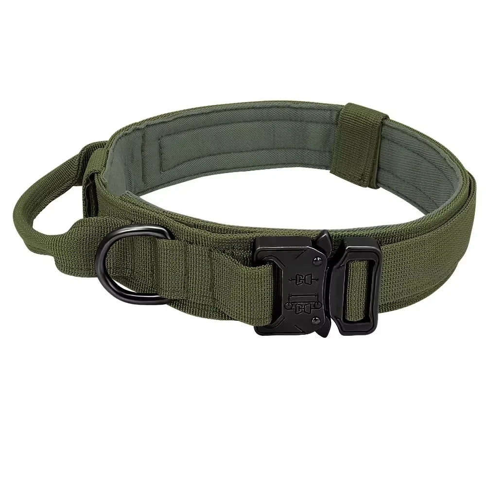 Dog Collar Military Adjustable Duarable