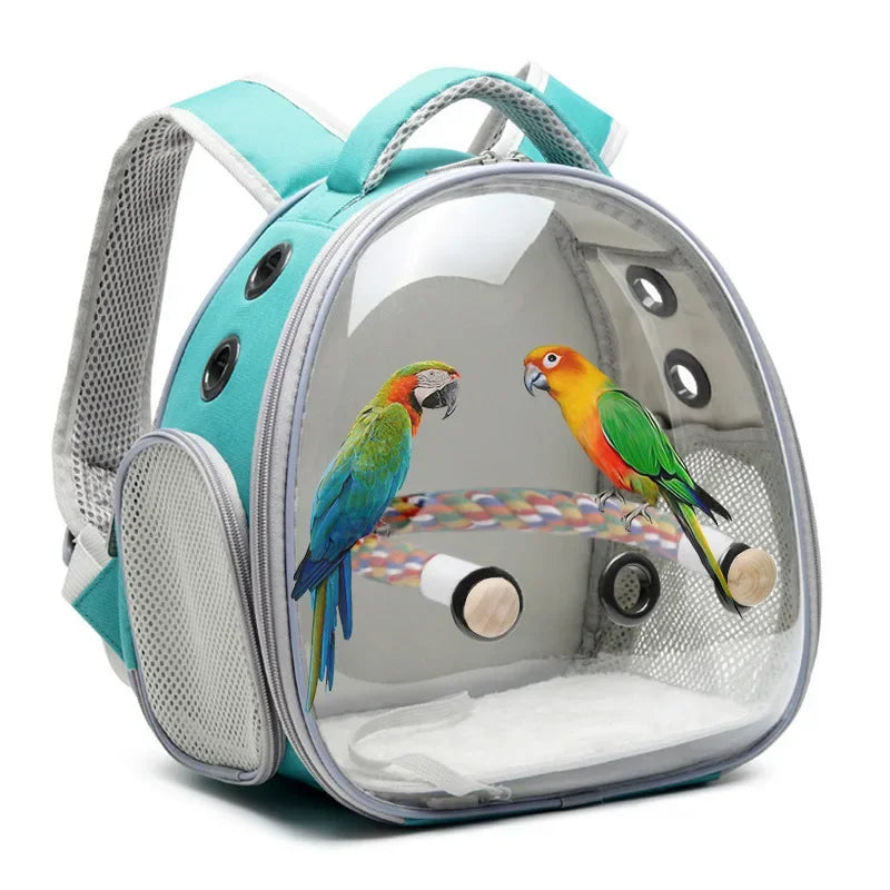 Pet Travel Bag for Small Parrot Lightweight Portable Backpack