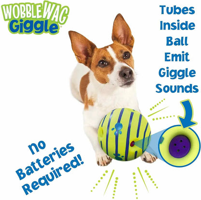 Interactive Wobble Wag Giggle Glow Ball Dog Toy Fun Giggle Sounds - Interactive Dog Toy: Wobble Wag Giggle Glow Ball Fun Giggle Sounds