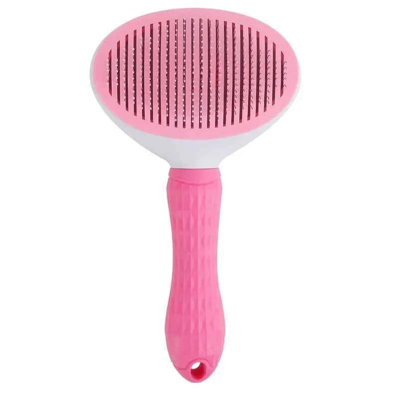 Cleaning Pet Hair Remover Brush - Brushing Grooming Comb Self Cleaning Pet Hair Remover Brush Dogs &Cats