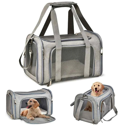 Dog Carrier Bag Soft Side Backpack Cat Pet Carriers Dog Travel Bags Airline Approved Transport - Dog Carrier Backpack Soft Side | Airline Approved Pet Travel Bag style