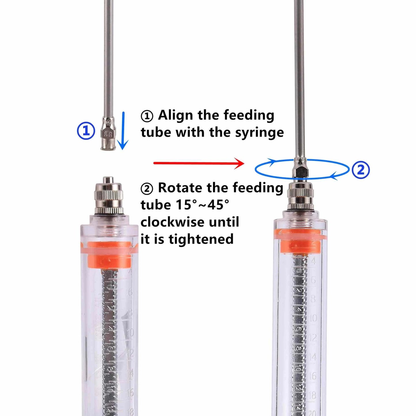 High Quality 10ml 20ml Parrot Feeding Syringe Parrots Bird Feeders Syringe Bird Feeder Milk Syringe Needle Pet Feeder - Bird Feeding Syringe High Quality 10ml 20ml Parrot - Pet Feeder hight