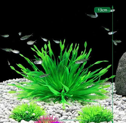 Green Purple Water Grass Viewing Decorations - Water Grass  Aquarium Fish Tank Seaweed Decoration in Green Purple hom